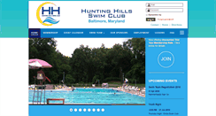 Desktop Screenshot of huntinghillsswimclub.com